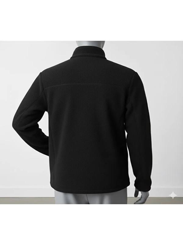 Polar 3 Cepli Siyah 290 gr/m Tam Fermuarlı